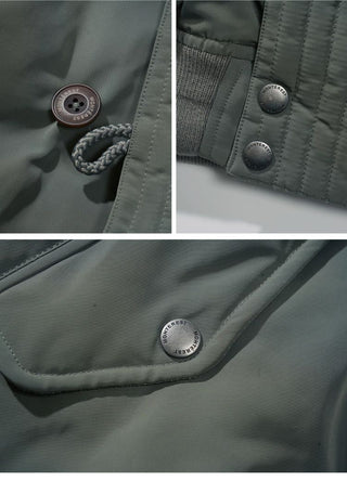 [Monterest] N2B Hooded Down Jacket with Fur Trim