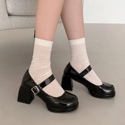 Mary Jane pumps (2 colors)