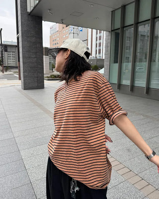 Colorful striped T-shirt