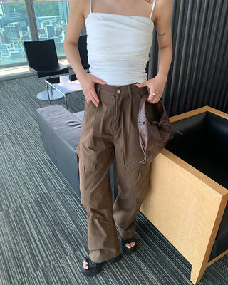 Cargo string easy pants