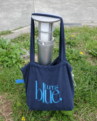 Lettering Drawstring Tote Bag