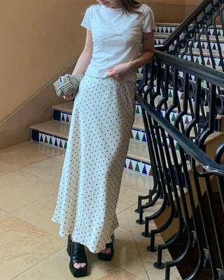 Puff-sleeve eyelet embroidered gathered blouse