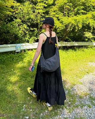 Croissant check cross bag