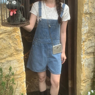 Denim Overalls Jumpsuit
