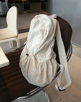 Drawstring pocket backpack