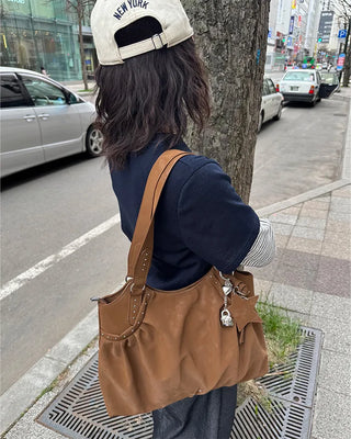 Star Keyring Set Leather Shoulder Bag