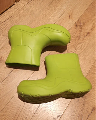 Mid-calf rain boots