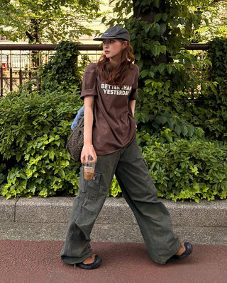 Cargo string pants