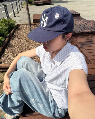 Striped half shirt