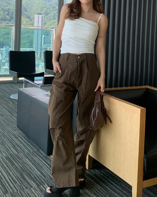 Shirred cap camisole