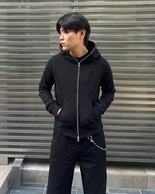 Basic zip-up hoodie