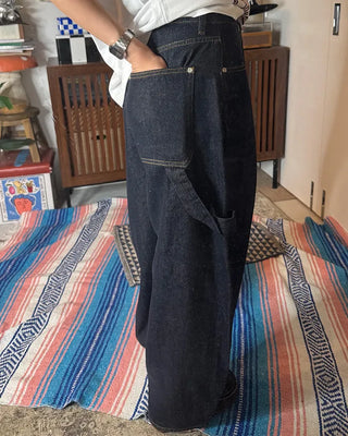 D-ring carpenter denim pants