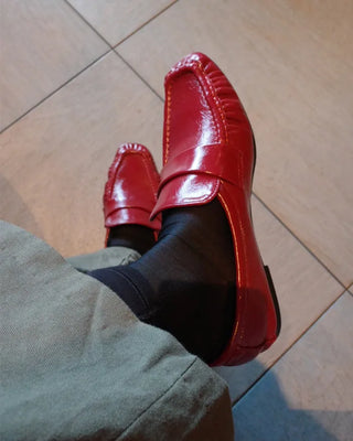 Stitched Shirring Loafers