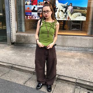 Mild Asymmetrical Ribbon Camisole
