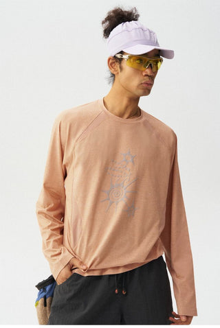 [Monterest] Waffle Knit Quick-Dry Long Sleeve Tee