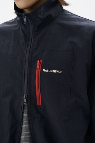 [MASONPRINCE] Lightweight Nylon Stand Collar Jacket