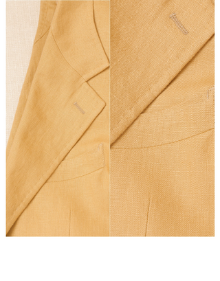 [CULTUM] Linen Single-Breasted Suit