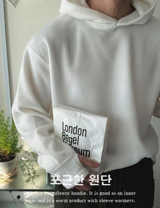 Fleece warmer hoodie (warm fabric)