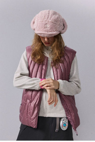 [Monterest] Irregular Quilted Down Vest