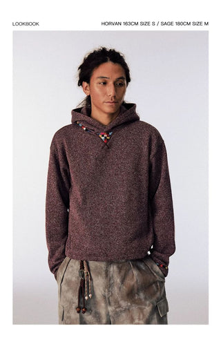 [CONP] Embroidered Fleece Hooded Sweatshirt