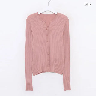 Ribbed cardigan