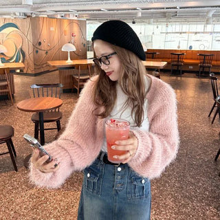 Soft bolero cardigan
