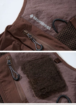 [Monterest] Outdoor Mesh Utility Fishing Vest