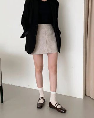 Double-strap Mary Jane flat shoes