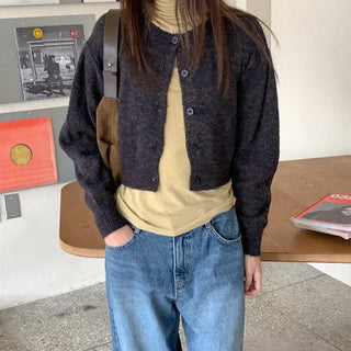 Cropped cardigan