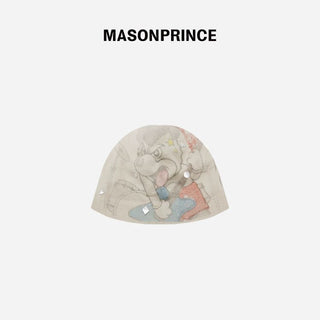 [MASONPRINCE] Rockin' Graffiti Studded Beanie