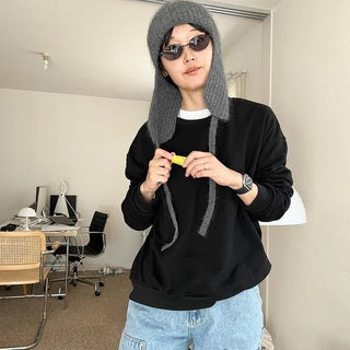 Basic Simple Lightweight Sweatshirt