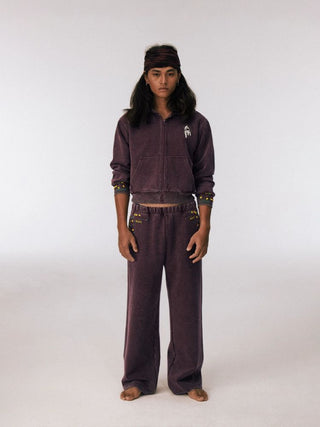 [CONP] Jamaica Beaded Zip-Up Sweatshirt