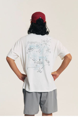 [Monterest] Quick-Dry Reflective Print T-Shirt