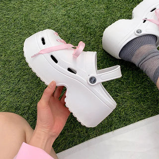 2-Way Crocs Platform Sandals (2 colors)