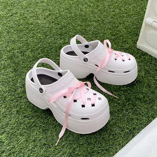2-Way Crocs Platform Sandals (2 colors)