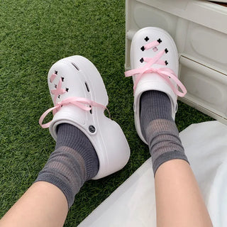 2-Way Crocs Platform Sandals (2 colors)