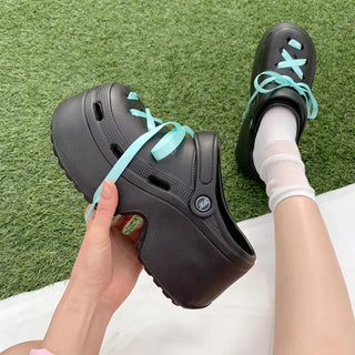 2-Way Crocs Platform Sandals (2 colors)