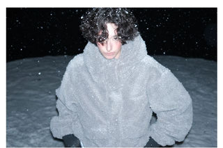 MASONPRINCE Fleece Short Hooded Jacket