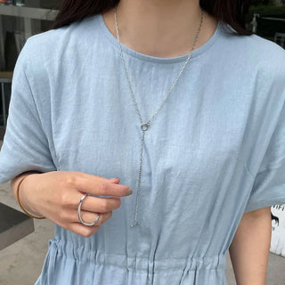 long round loop necklace