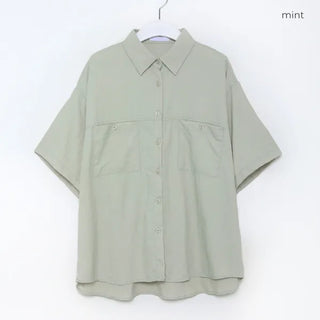 Loose-fit summer half shirt
