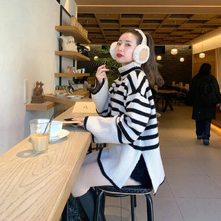Suede wool earmuffs