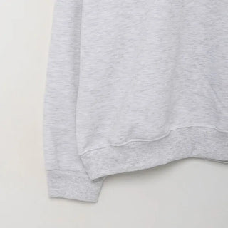 Brushed fleece lettering sweatshirt