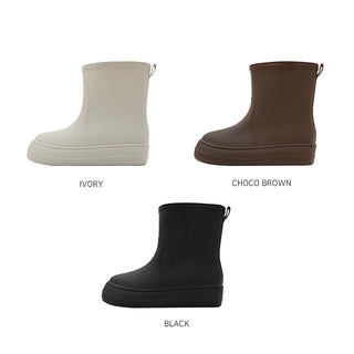 Round short rain boots (3 colors)