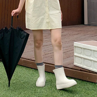 Round short rain boots (3 colors)