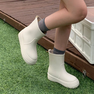 Round short rain boots (3 colors)