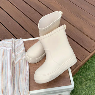Round short rain boots (3 colors)