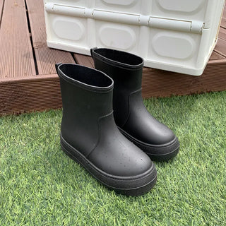 Round short rain boots (3 colors)