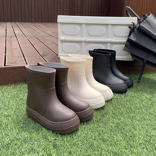 Round short rain boots (3 colors)
