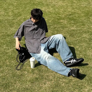 Pocket check shirt