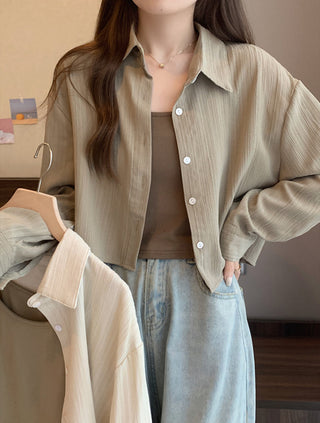 Crop slim fit two-piece tops